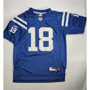 Reebok On-Field NFL Indianapolis Colts Peyton Manning Jersey Youth L 14 - 16